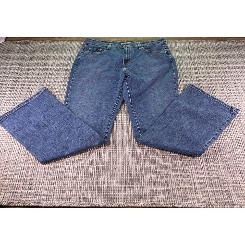 Levis 515 Bootcut Jeans Womens 12 Medium Blue Denim Stretch Mid Rise